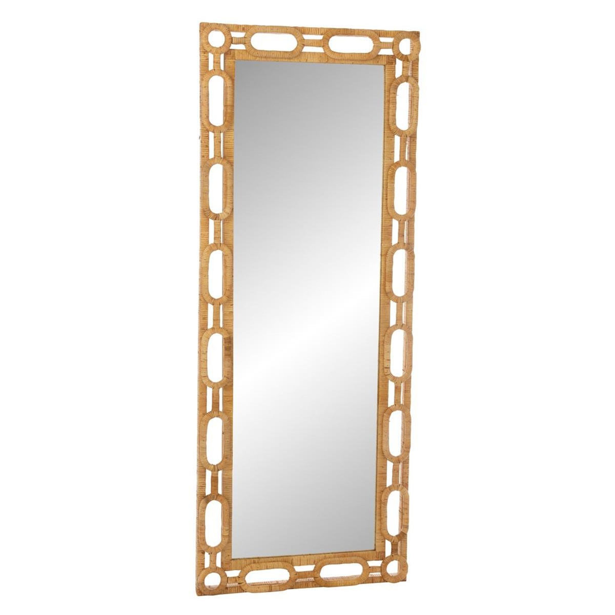 Paris Prix Miroir Mural en Rotin  Ring  172cm Naturel