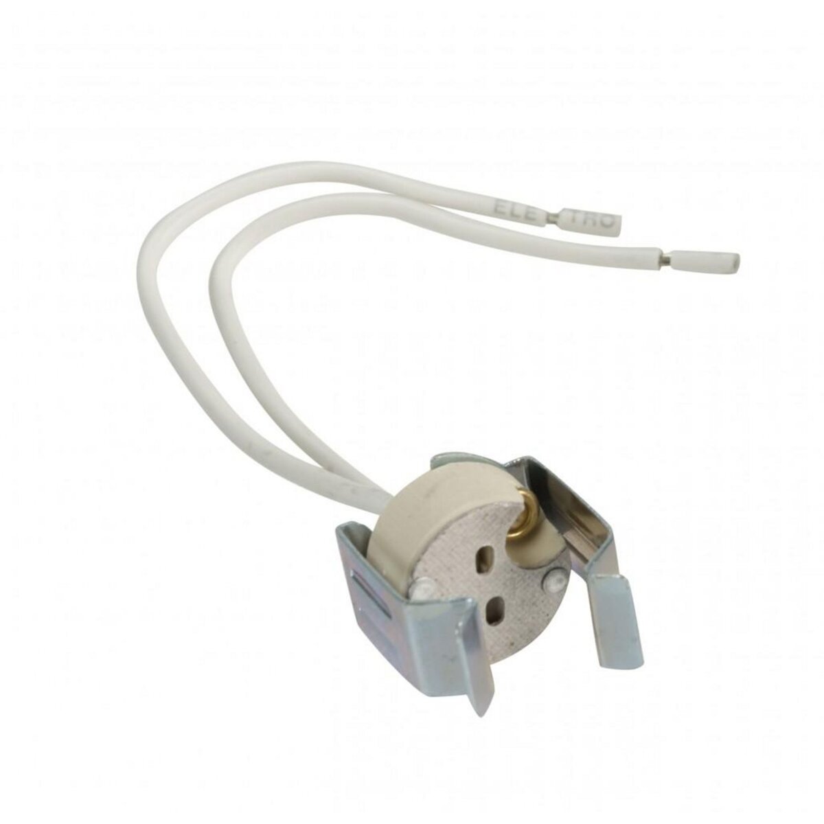 CENTRALE BRICO Douille électrique a baïonette GU5.3 céramique, blanc