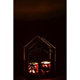 Voir la diapositive 5 : Paris Prix Photophore Maison en Métal  Chalet  22cm Marron