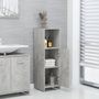 Voir la diapositive 3 : VIDAXL Armoire de salle de bain Gris beton 30x30x95 cm Bois ingenierie