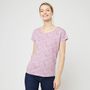 Voir la diapositive 1 : INEXTENSO T-shirt manche courte parme fantaisie femme