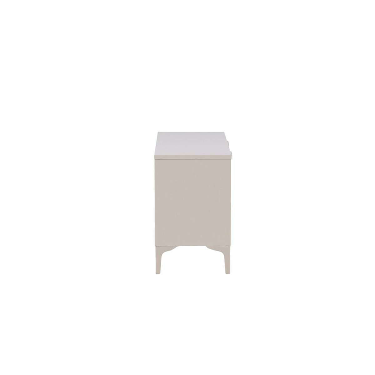 Paris Prix Meuble TV Design 2 Portes  Piring  120cm Beige