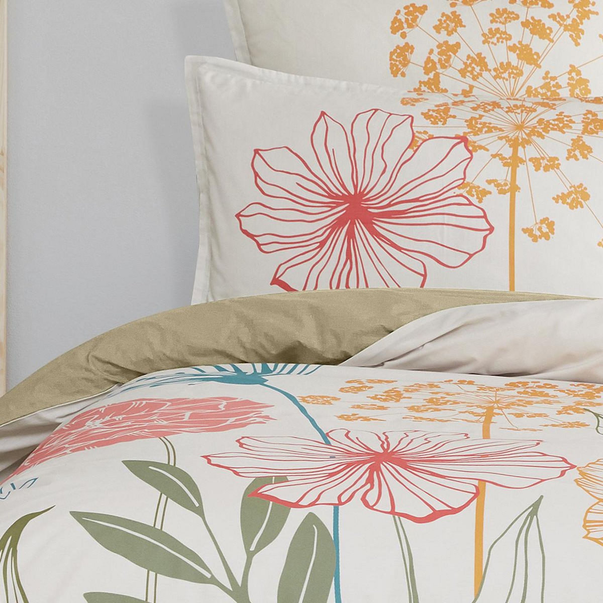 Sensei Maison Housse de couette en percale de coton MOLEN