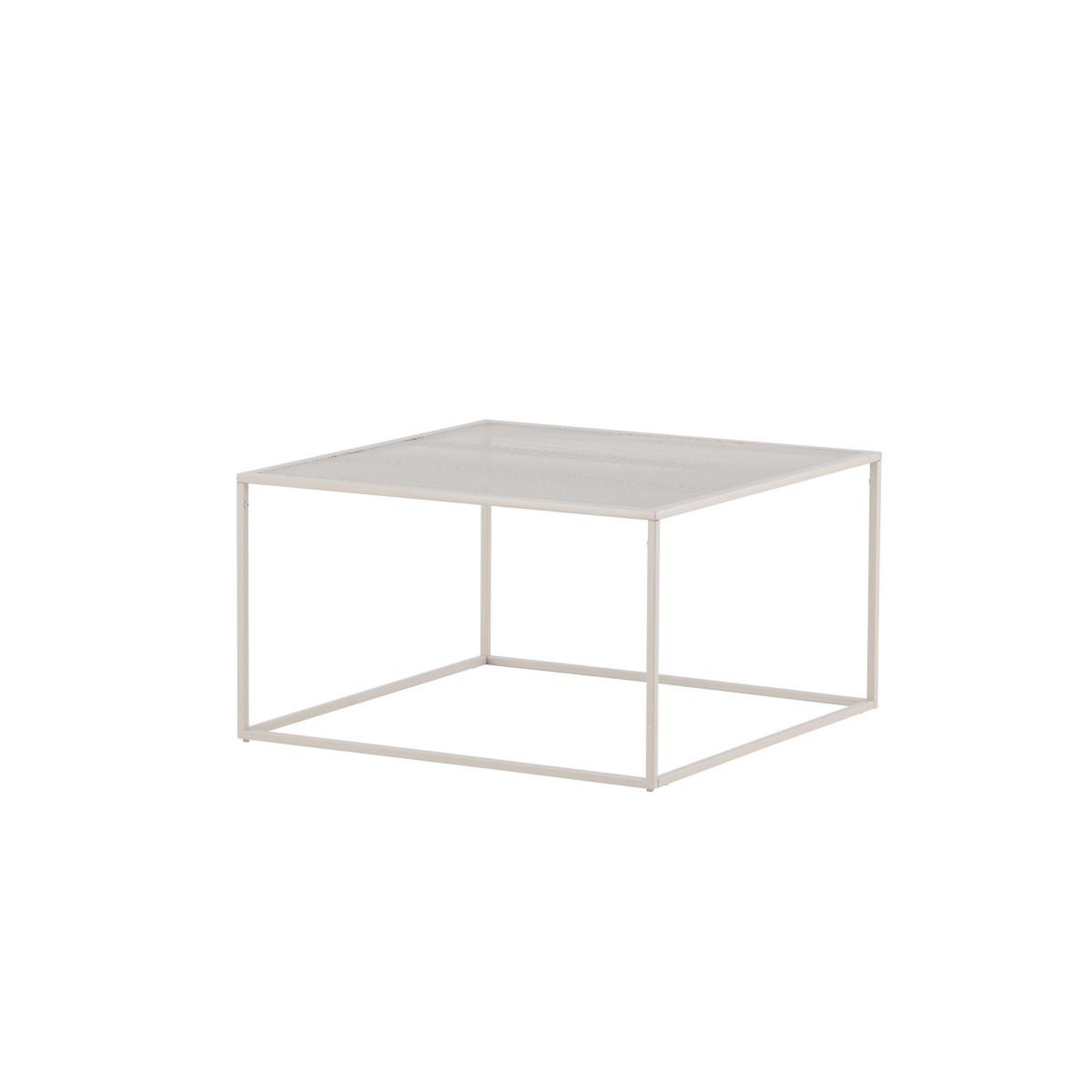 Voir la diapositive 3 : Paris Prix Table basse en métal  netz  80cm beige