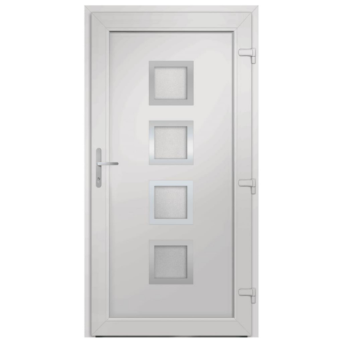 VIDAXL Porte d'entree Blanc 88x200 cm PVC