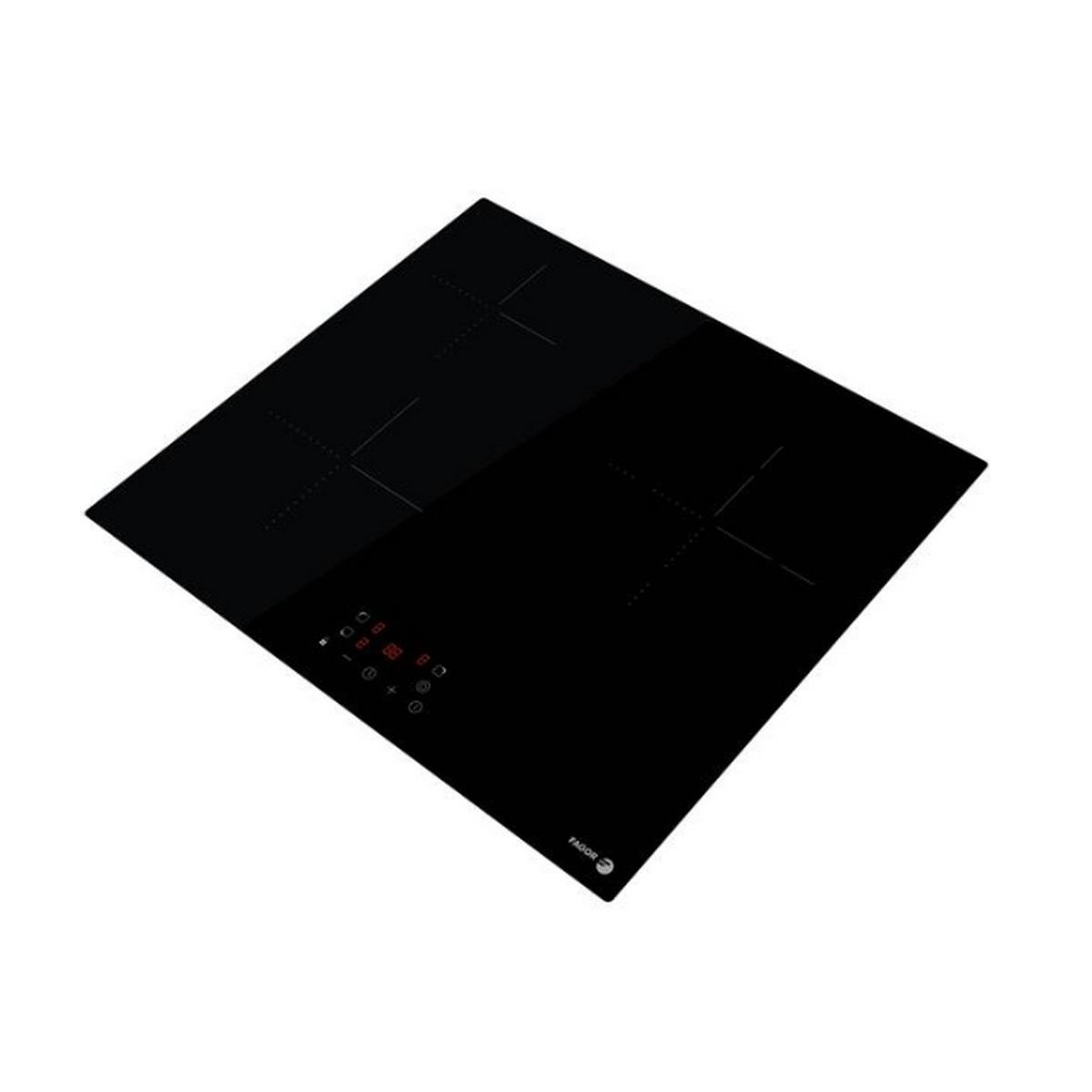 Voir la diapositive 4 : Fagor Table de cuisson vitrocéramique 59cm 3 foyers hilight noir - FAV3536