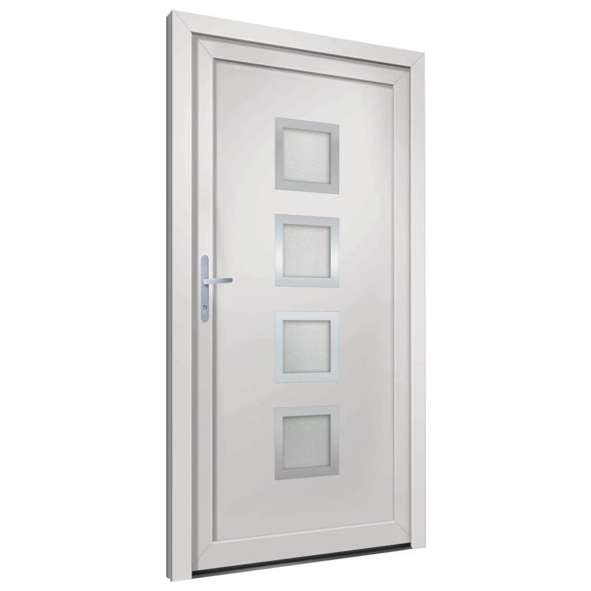 VIDAXL Porte d'entree Blanc 88x200 cm PVC