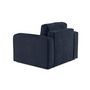 Voir la diapositive 4 : BEST MOBILIER Miro - fauteuil en velours texturé