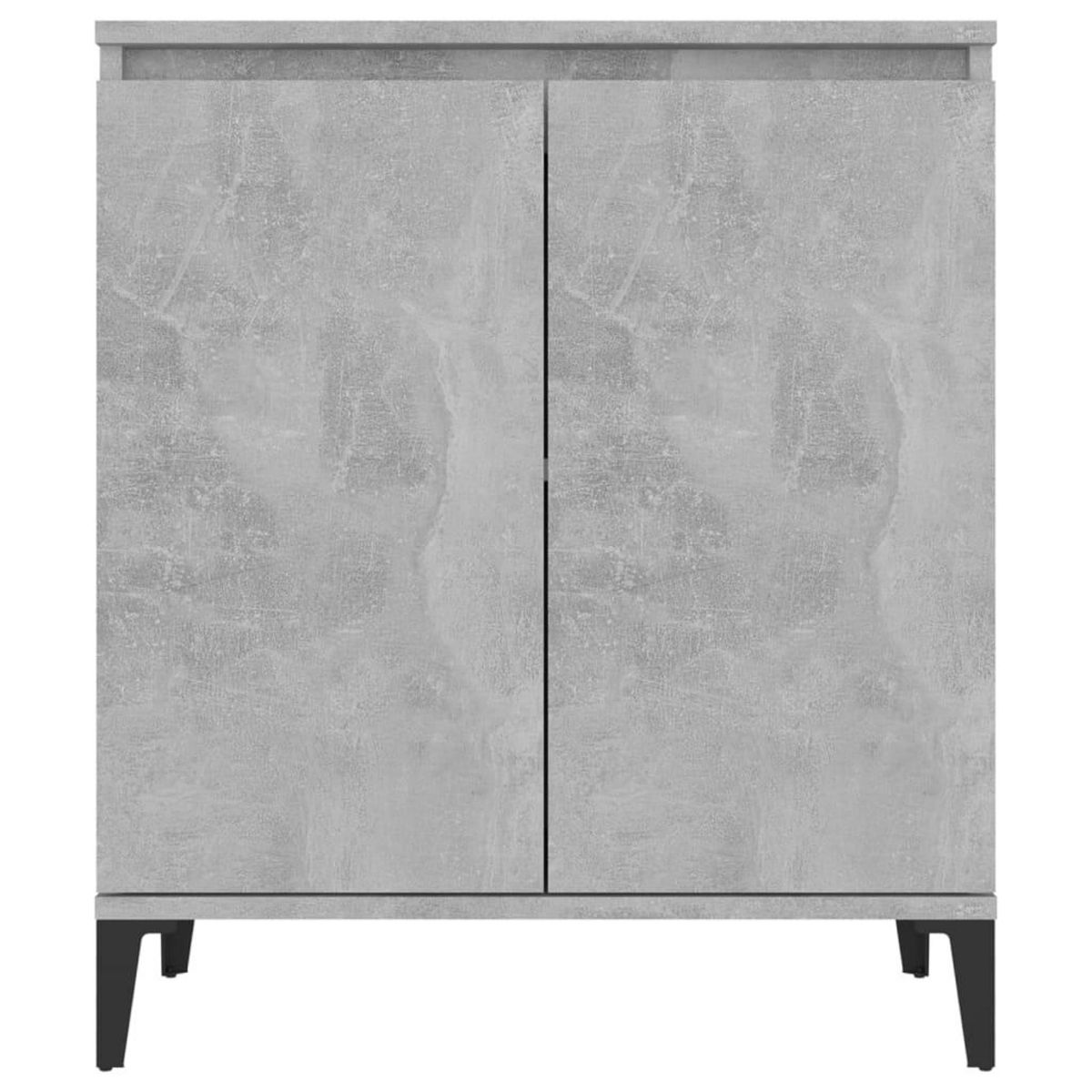VIDAXL Buffet gris beton 60x35x70 cm bois d'ingenierie
