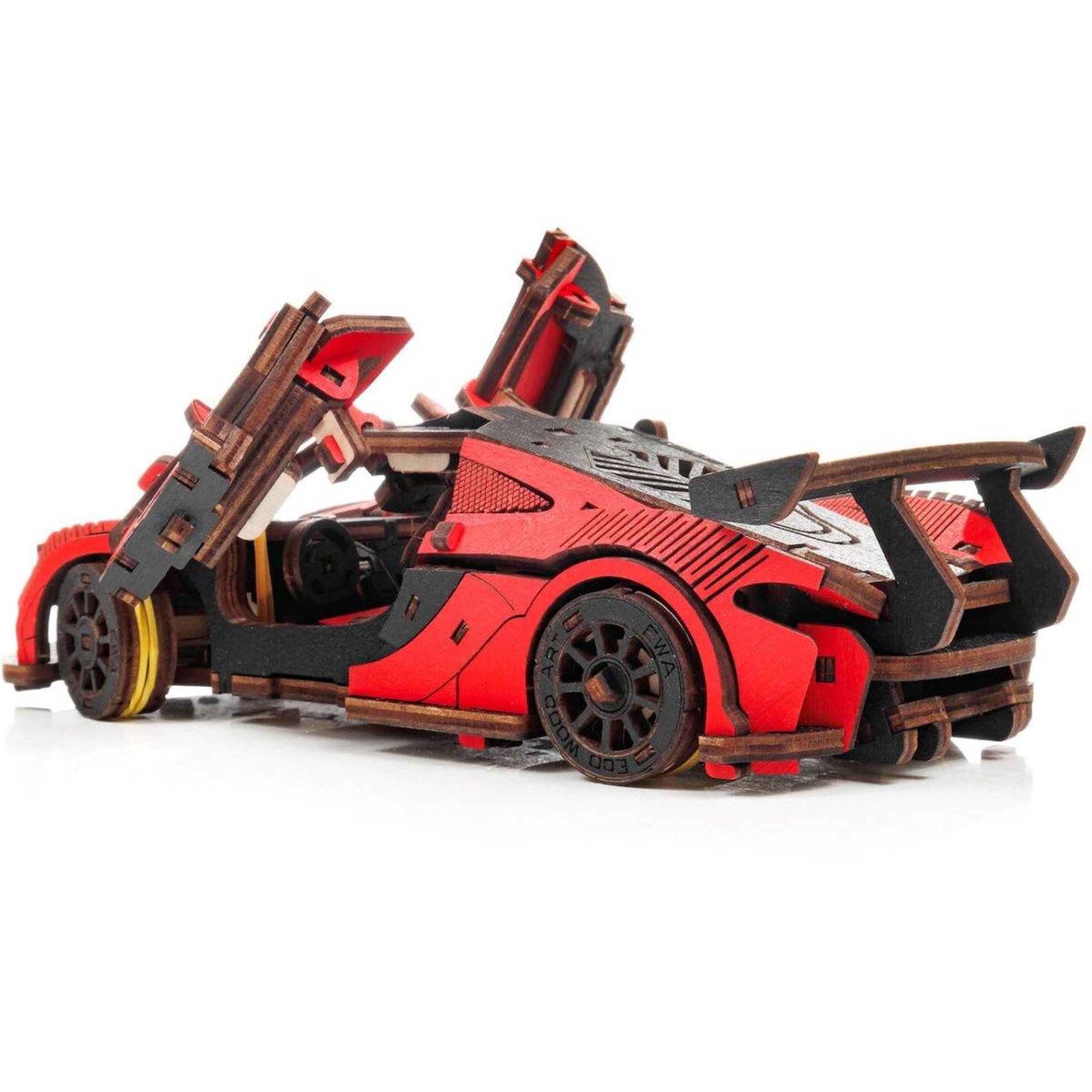 Voir la diapositive 3 : Graine créative Maquette 3D - Voiture rouge EWA