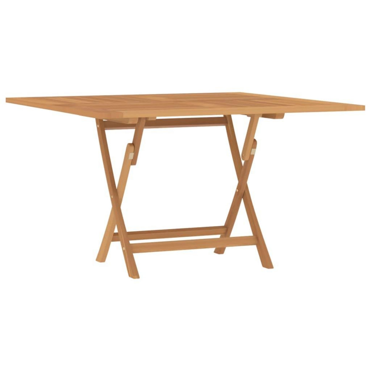 VIDAXL Table pliable de jardin 110x110x75 cm bois massif de teck