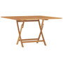 Voir la diapositive 2 : VIDAXL Table pliable de jardin 110x110x75 cm bois massif de teck