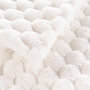 Voir la diapositive 2 : Paris Prix Plaid Imitation Fourrure Sherpa  Frosty  125x150cm Naturel