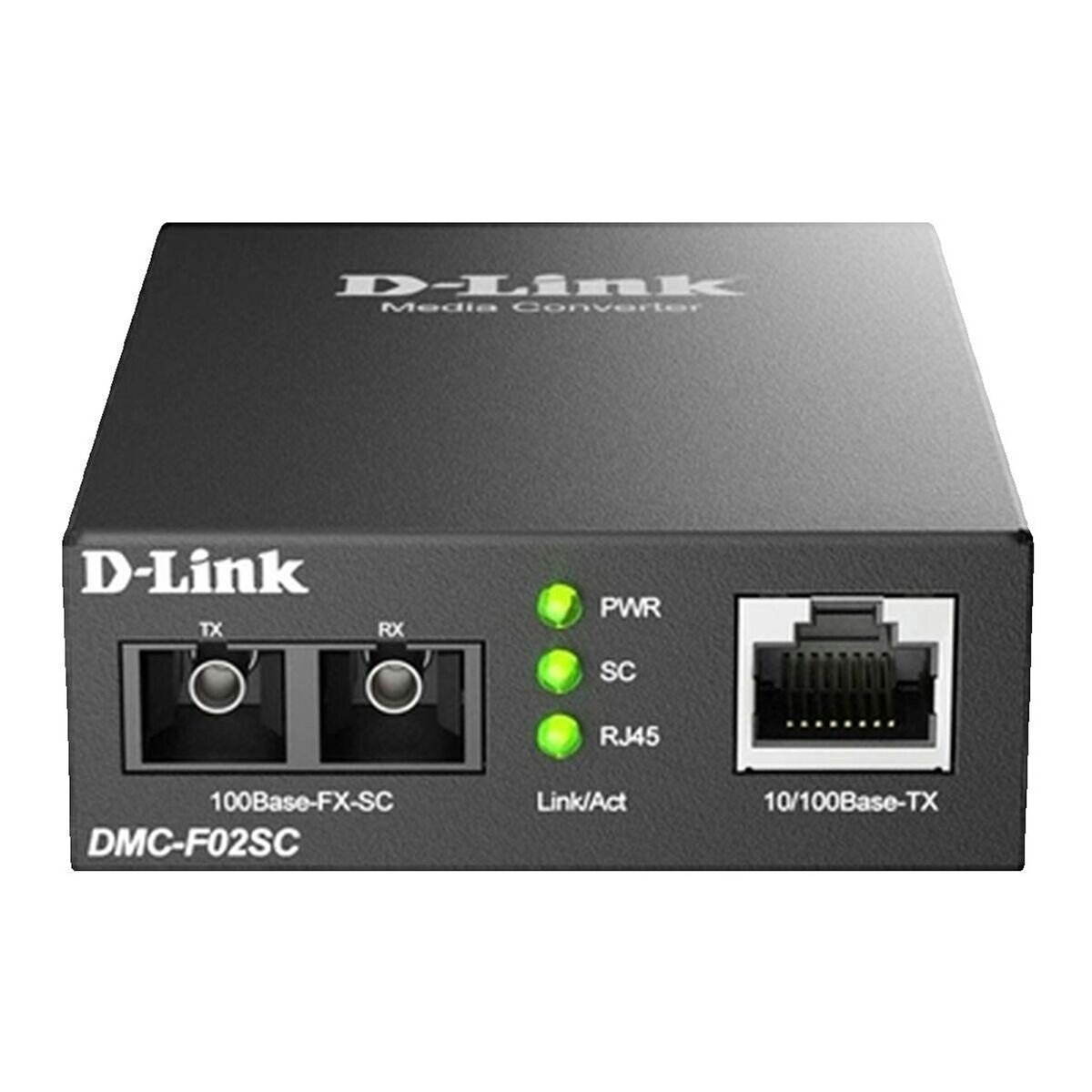 D-Link Convertisseur de média D-Link DMC-F02SC Fiber Optique
