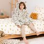 Voir la diapositive 5 : Atmosphera Kids Plaid Sweat Capuche Enfant  Léopard  60x95cm Ocre