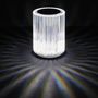Voir la diapositive 2 : Paris Prix Lampe à Poser Tactile  Rechargeable  12cm Transparent