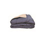 Voir la diapositive 3 : GENERIQUE Couette Microfibre 400g/m2 CALGARY Petrole + Mastic 140x200cm