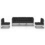Voir la diapositive 3 : VIDAXL Salon de jardin 5 pcs avec coussins Bois de pin massif