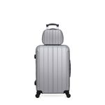 HERO HERO - Lot de 2 - Valise weekend et vanity FOGO. Coloris disponibles : Bleu, Gris