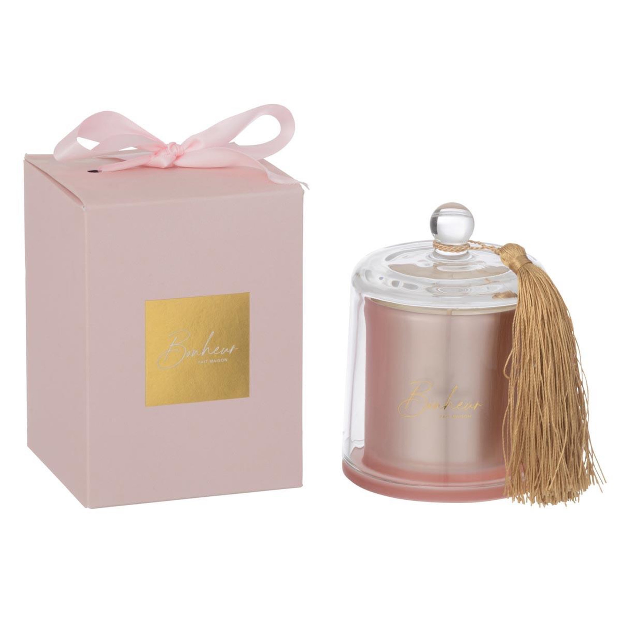 J-LINE Bougie parfumée cloche  cloe  13cm sapphire amber tea