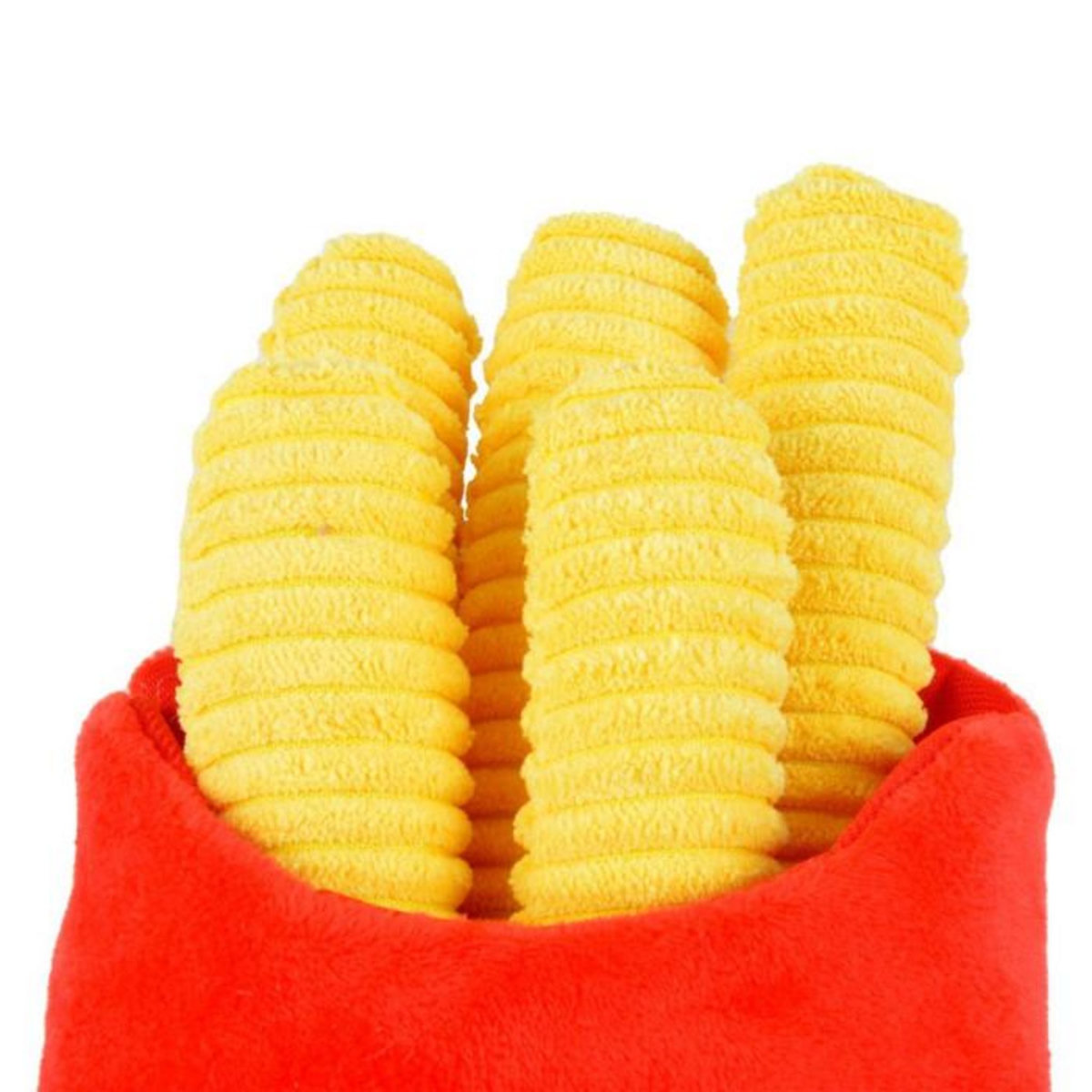 Paris Prix Jouet Peluche de Fouille  Frites  19cm Rouge & Jaune