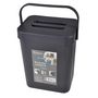 Voir la diapositive 3 : Paris Prix Poubelle de Compost Accrochable  Merle  5L Anthracite
