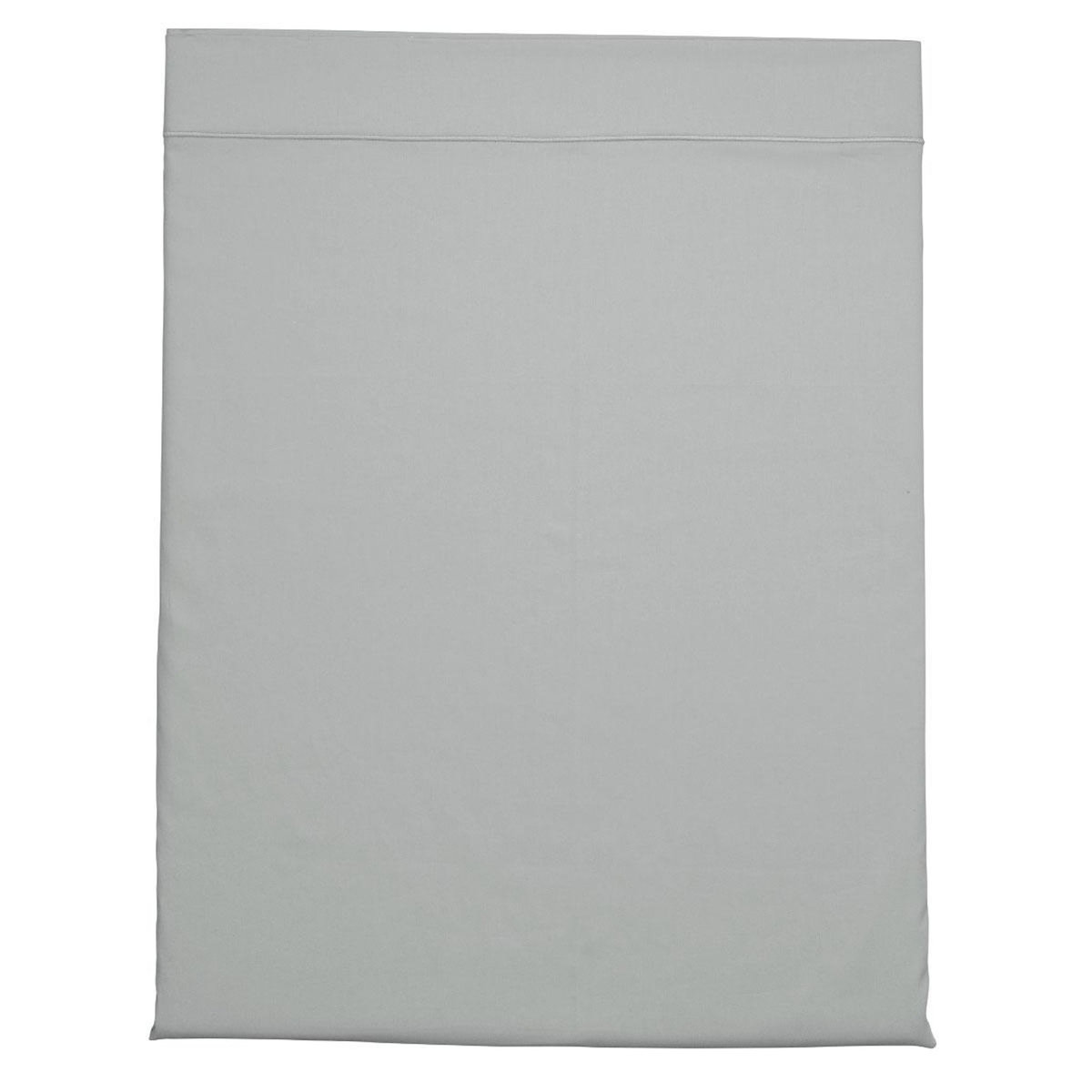 DODO Drap plat Harmonie Satin de coton coloris Gris