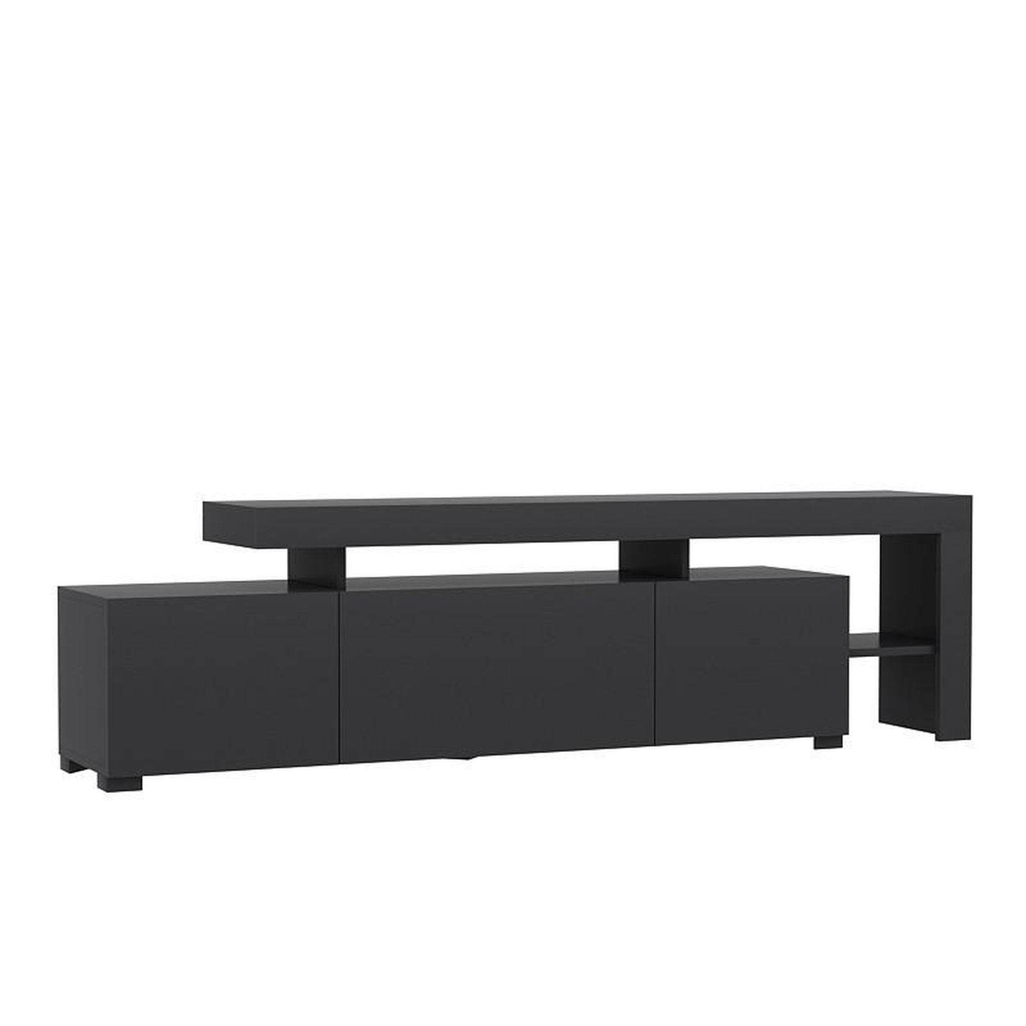 Habitat et Jardin Meuble tv en bois  beliz  - 192 x 37 x 53 cm - anthracite