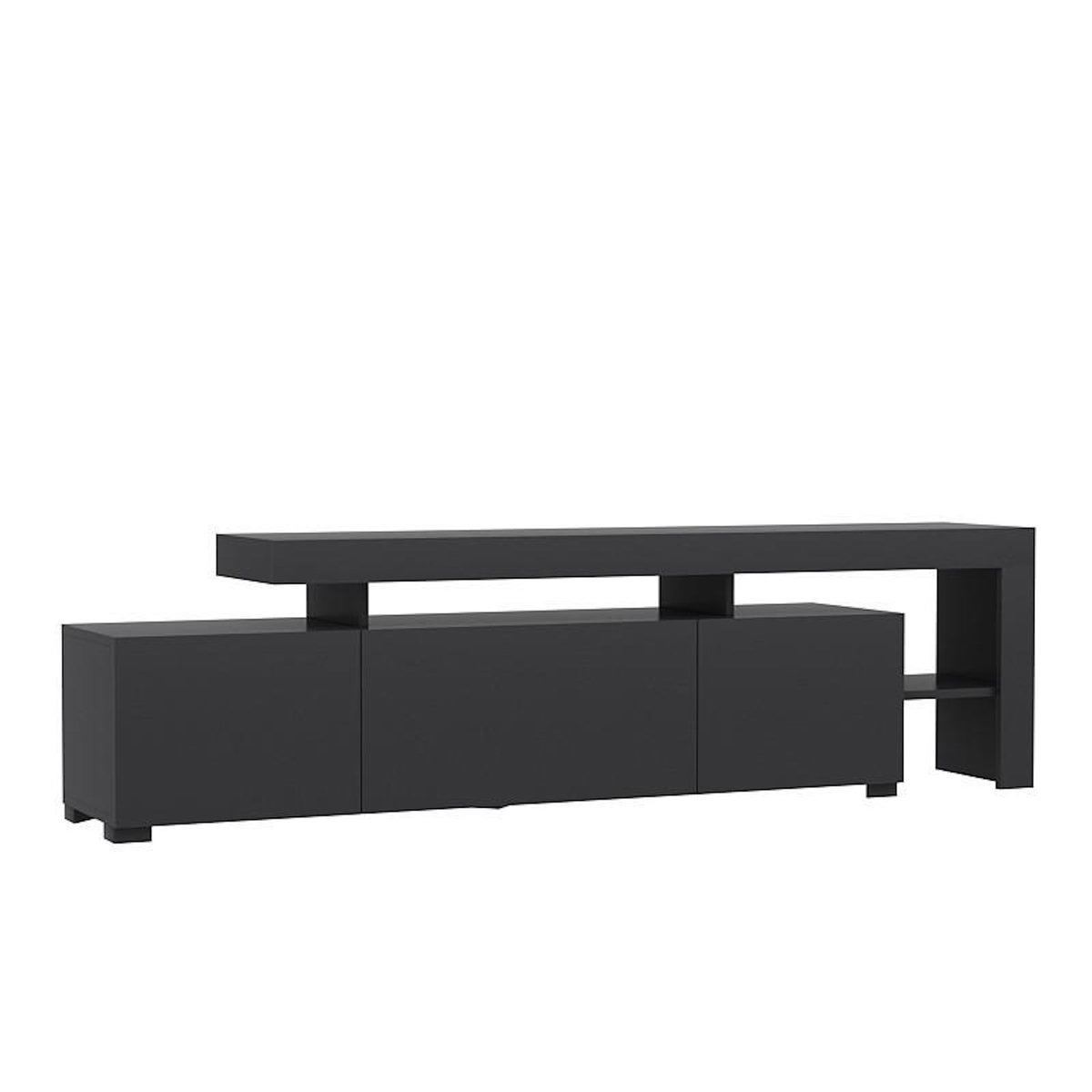 Habitat et Jardin Meuble TV en bois  Beliz  - 192 x 37 x 53 cm - Anthracite