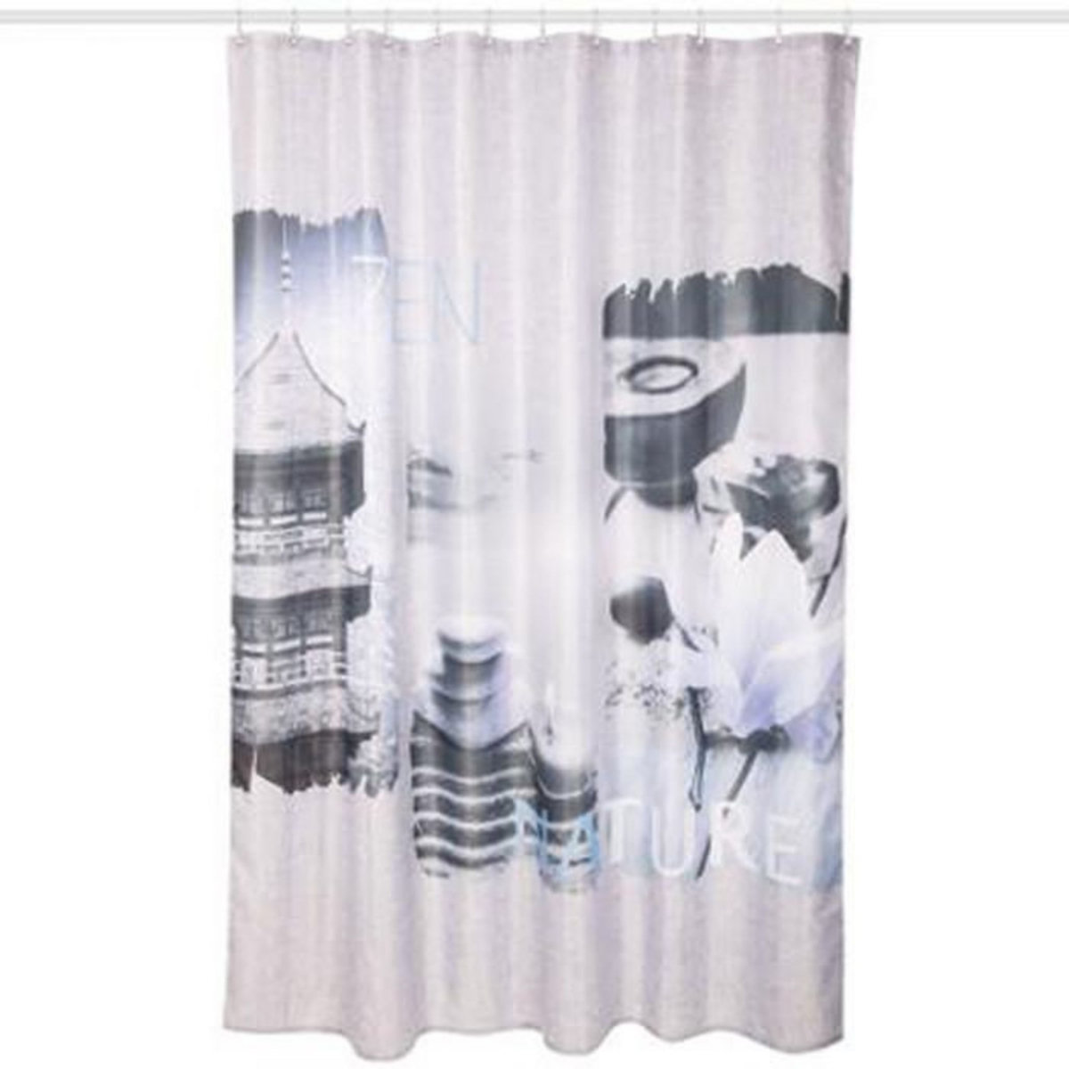 FIVE Rideau de Douche  Spirit II  180x200cm Bleu