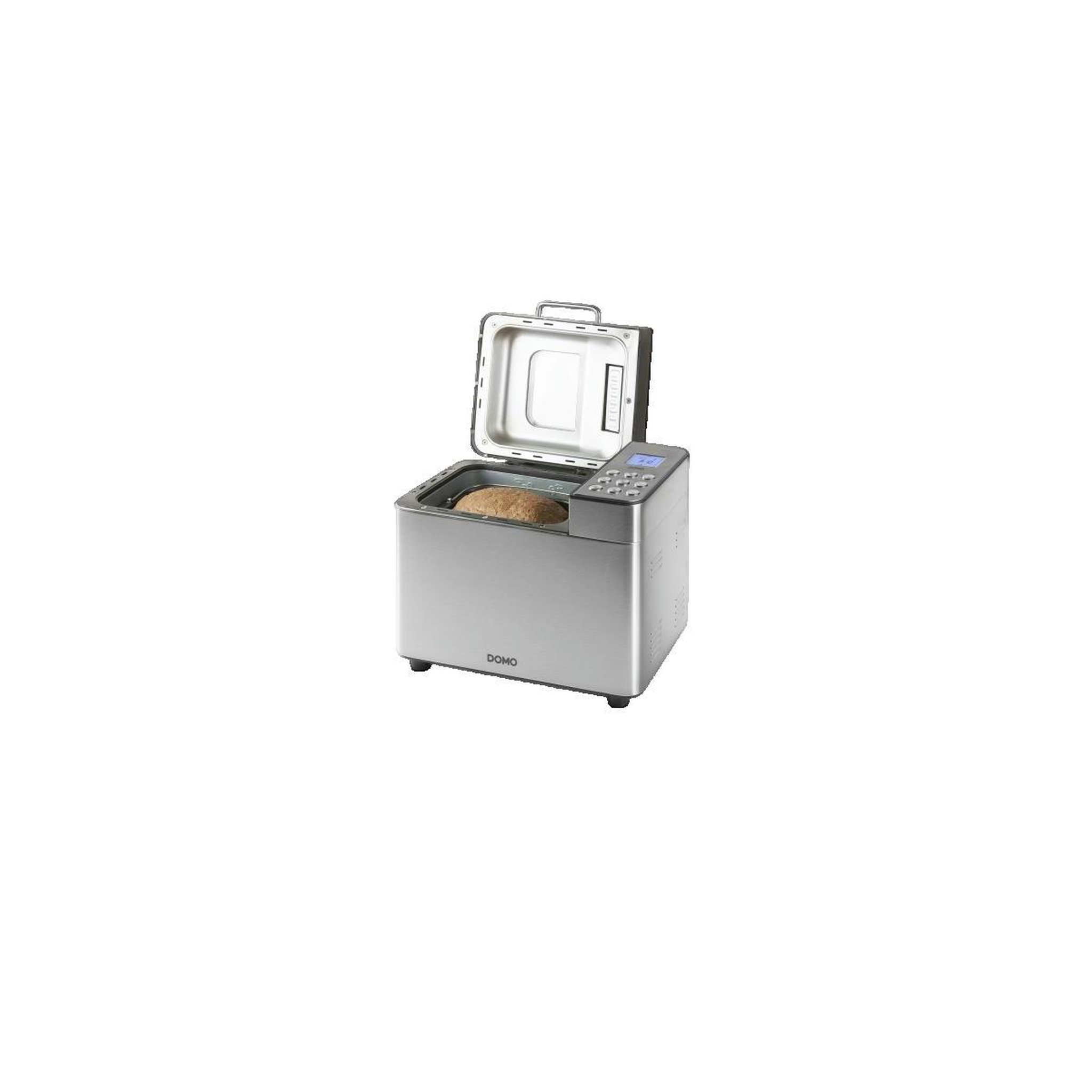 Voir la diapositive 3 : Domo Machine à pain Domo inox capacité 500 g à 1 kg