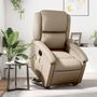Voir la diapositive 1 : VIDAXL Fauteuil inclinable de massage electrique cappuccino similicuir