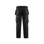 Voir la diapositive 2 : BLAKLADER Pantalon de travail artisan + stretch noir T44 BLÅKLÄDER 159918609900C50