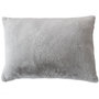 Voir la diapositive 1 : Paris Prix Coussin Déco Imitation Fourrure  Rabbit  50x65cm Gris