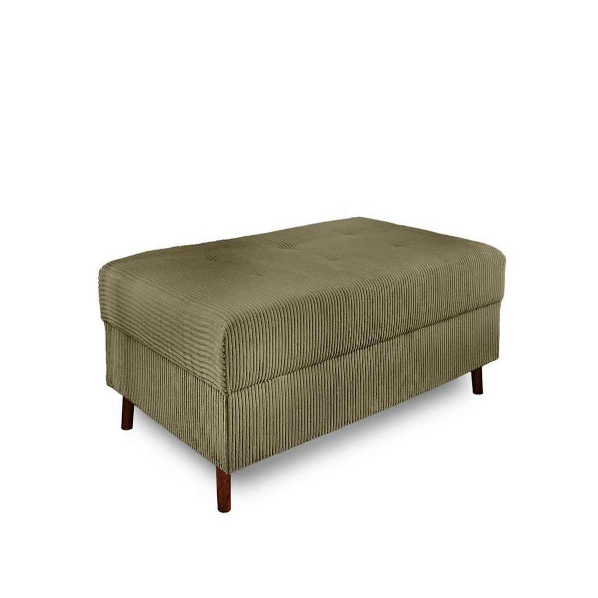 LISA DESIGN Rune - pouf modulable - en velours côtelé