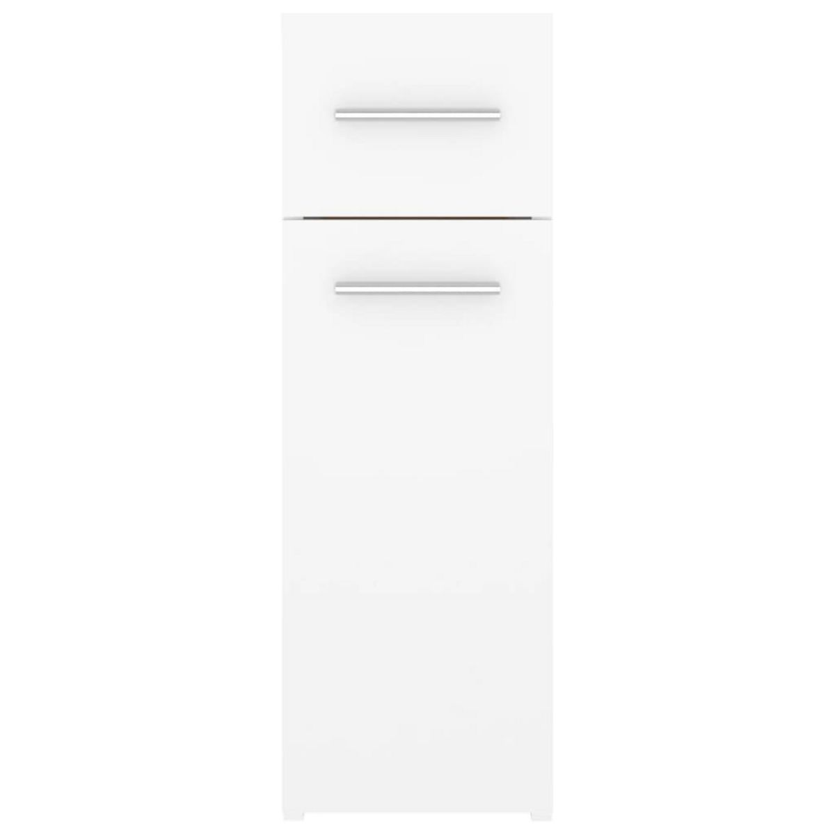 VIDAXL Armoire d'apothicaire Blanc 20x45,5x60 cm Bois d'ingenierie