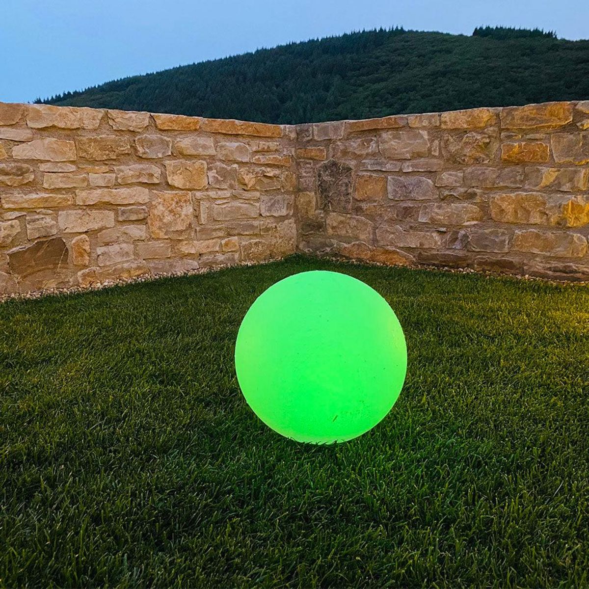 Lumisky Boule lumineuse solaire SOLSTY Blanc Polyéthylène ∅30cm