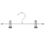 Voir la diapositive 3 : FIVE Lot de 3 Cintres en Métal  Pinces  30cm Gris