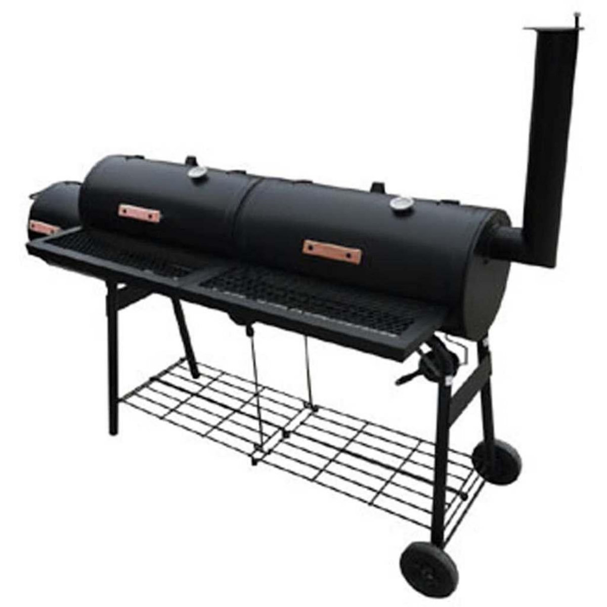 VIDAXL Barbecue a fumoir Nevada XL Noir