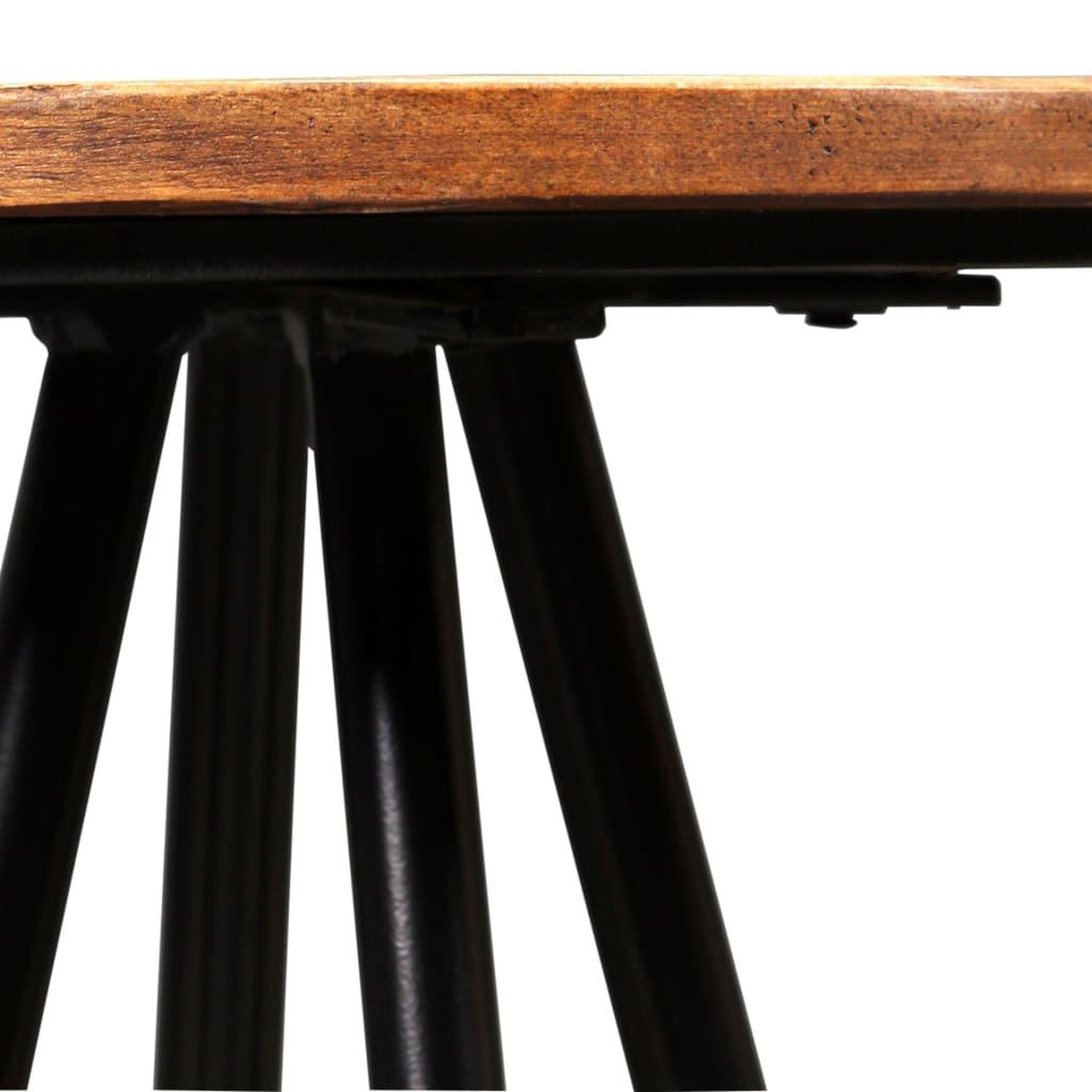 Voir la diapositive 5 : VIDAXL Tabourets de bar lot de 4 bois massif de recuperation
