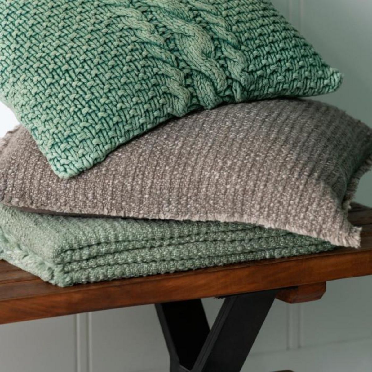 Paris Prix Plaid Uni  Effiloché  130x180cm Vert