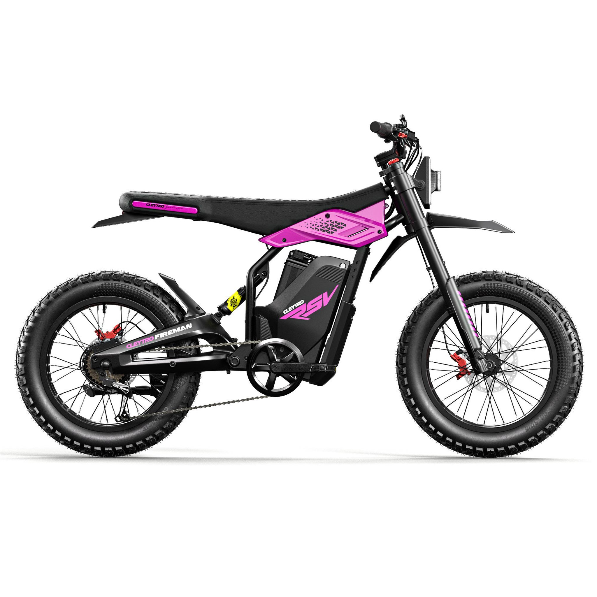 Cleytro Vélo électrique fat bike cleytro fm110 48v 25ah, pneus 20x4.0