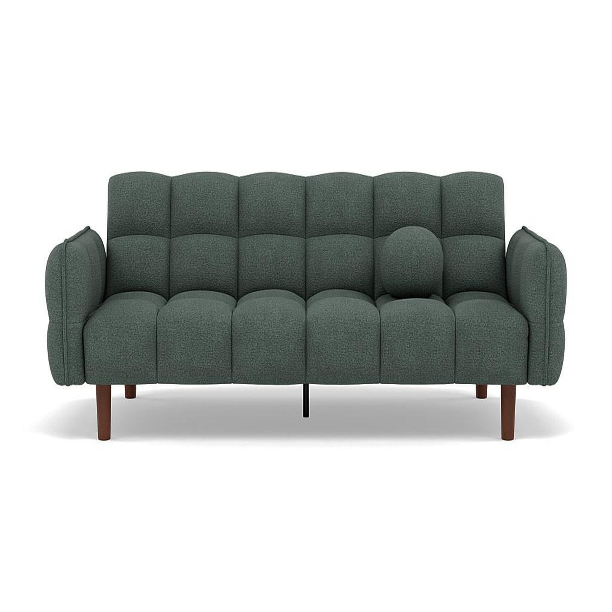 Voir la diapositive 1 : BEST MOBILIER Adam - canapé convertible clic-clac 2 places en tissu texturé