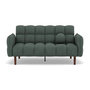 Voir la diapositive 1 : BEST MOBILIER Adam - canapé convertible clic-clac 2 places en tissu texturé
