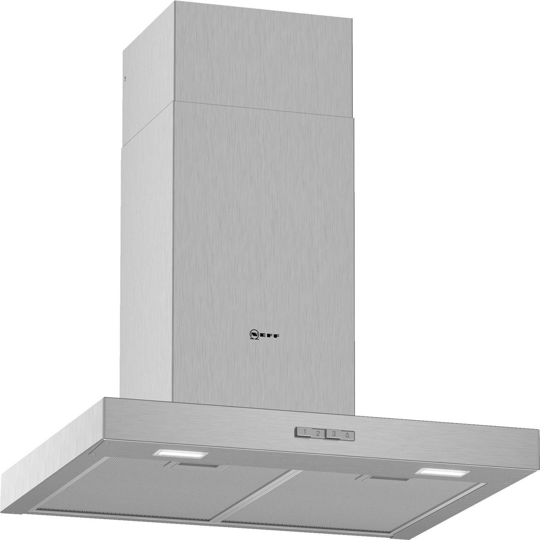 Voir la diapositive 1 : Neff Hotte décorative murale 60cm 590m3/h inox - D64BBC0N0