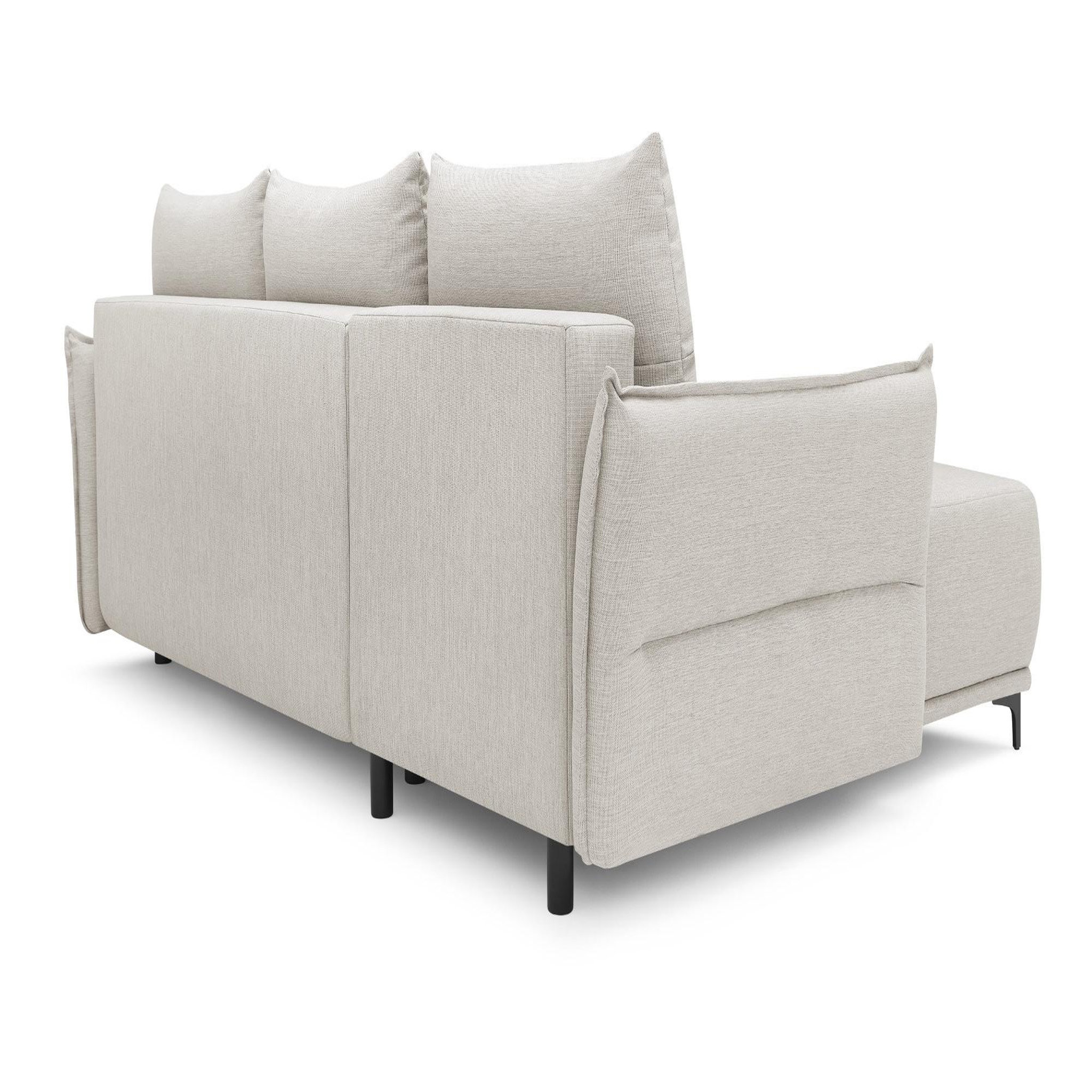 Voir la diapositive 4 : LISA DESIGN Arya - canapé d'angle réversible - convertible avec coffre - 4 places - style contemporain