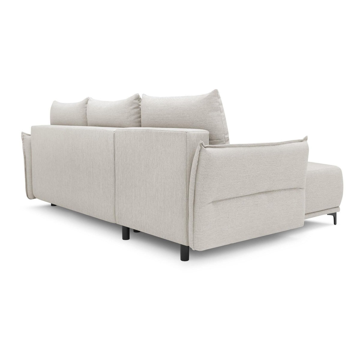 LISA DESIGN Arya - canapé d'angle réversible - convertible avec coffre - 4 places - style contemporain