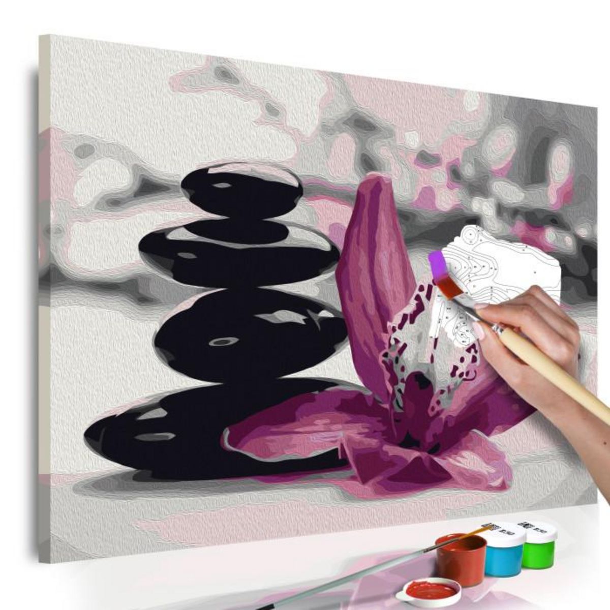 Paris Prix Tableau à Peindre Soi-Même  Stones Tower  40x60cm