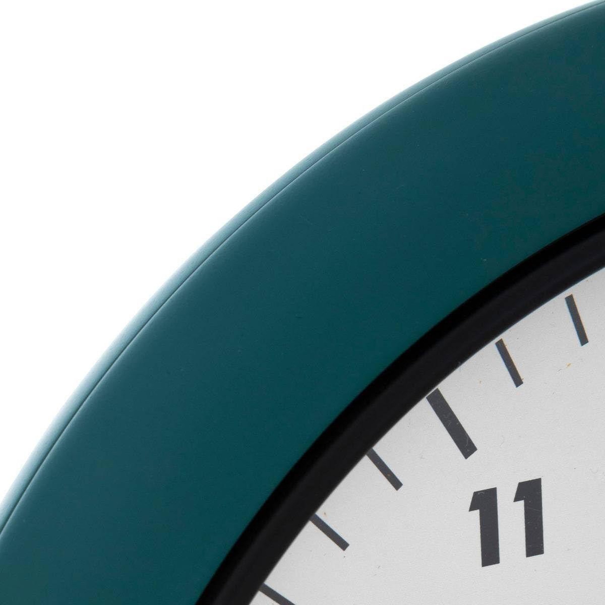 Voir la diapositive 2 : ATMOSPHERA Horloge murale  clarrisse  28cm bleu canard