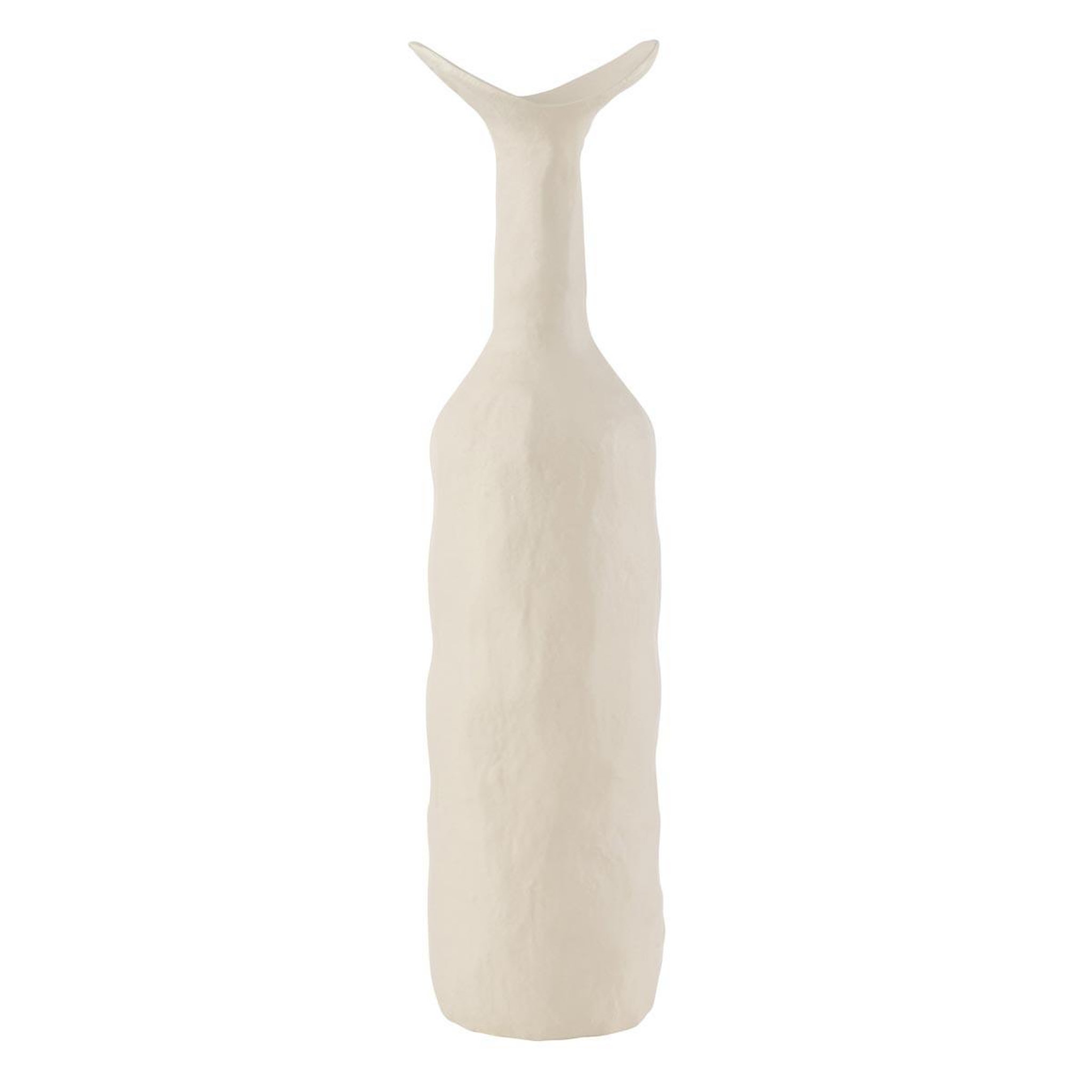 J-LINE Vase déco en métal  agra  50cm blanc